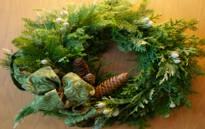 Merry Xmas Wreath ~ ever green ~